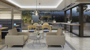 10 West One Lobby Night2