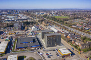 15 West One Aerial Exterior