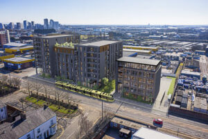 17 West One Aerial Exterior